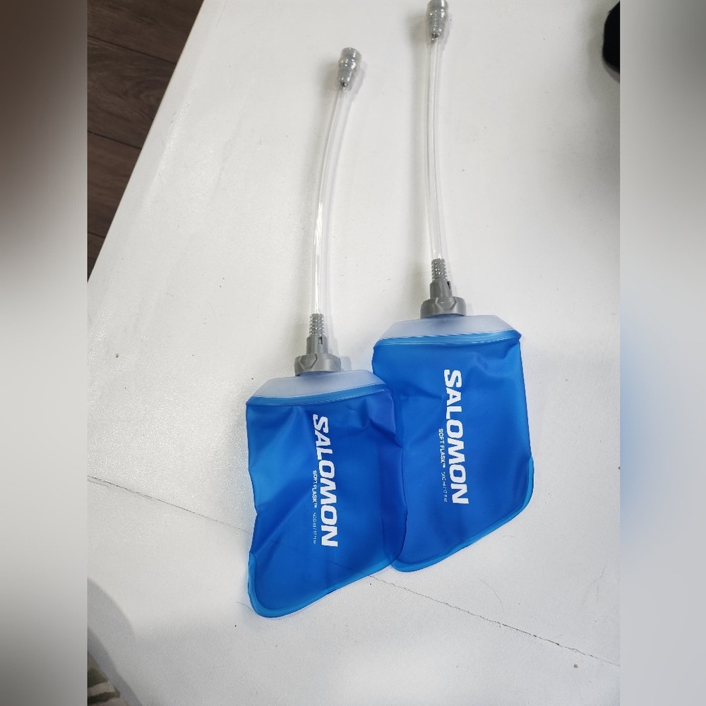 New-Salomon Blue Soft Flask Hydration Pack